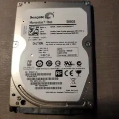Seagate Momentus Thin 500GB HDD（薄い208）
