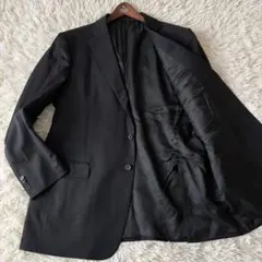 【極美品•2XL✨】エルメネジルド・ゼニア テーラードジャケット スペイン製 黒のサムネイル