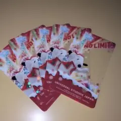 【非売品】USJクリスマスクリアカード「スヌーピー」