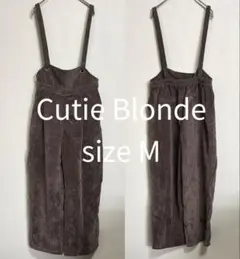 Cutie Blonde／コーデュロイサロペットパンツ Mサイズのサムネイル