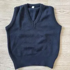 ネイビー Vネック ベスト 110