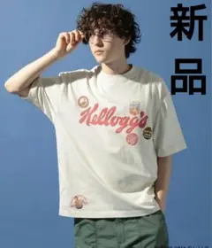 ニコアンド　ケロッグコラボアソート　Tシャツ L 新品　nikoand
