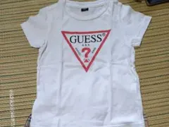 GUESSのTシャツとチェックのハーフパンツ110センチ