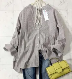 2025年最新】23区 バンドカラーシャツの人気アイテム - メルカリ