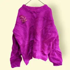 1点物✨ビジュー付き オーバーサイズ ニットセーター