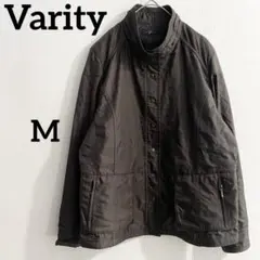 Varity ナイロン ジャケット ブラウン 秋冬用 スタンドカラー 古着コーデ