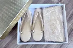 草履 バッグ セット ゴールド 和装小物