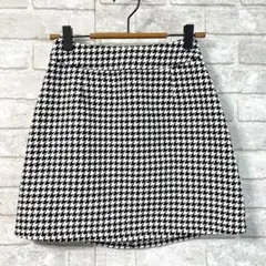 INGNI イング 格子柄 タイトスカート 美品 F シック モノトーン ギャル