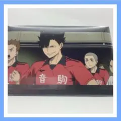 ハイキュートレーディングスタンド付きスクエア缶バッジ 音駒高校 黒尾