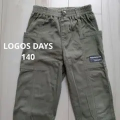LOGOS DAYS キッズ 長ズボン カーキ 140cm