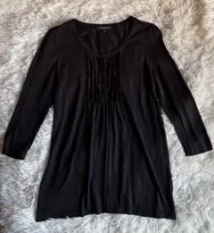 バーバリーロンドン　シルク100%薄手チュニックニット　サイズ2 新品同様