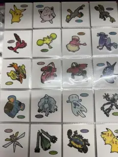 ポケモンパン　デコキャラシール　160弾　コンプ　ピカチュウ　オス　メス　③