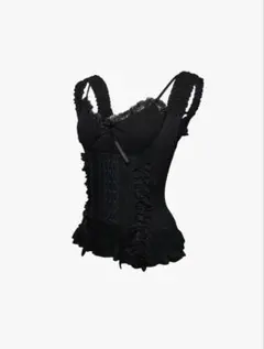 トップス frill corset tops TheREDThread theredthread frill corset tops - メルカリ