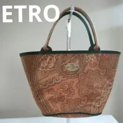あ　超美品　ETRO　エトロ　ミニハンドバッグ　ペイズリー柄のサムネイル