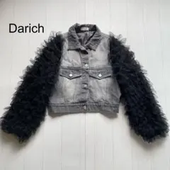 Darich ブラック デニムジャケット フリーサイズ Darich ブラック デニムジャケット フリーサイズ Darich