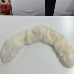 ホワイトファー ショール