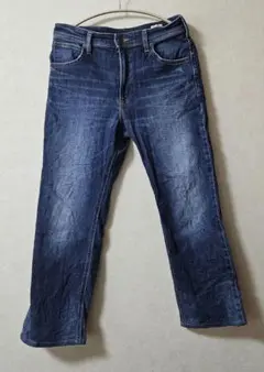 EDWIN ダークブルー ストレートジーンズ