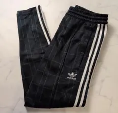 希少　アディダス　オリジナルス　ターンチェック柄　トラックパンツ　Lサイズ