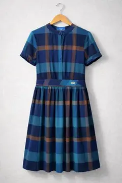 BLUELABELCRESTBRIDGEクレストブリッジチェックワンピース 38