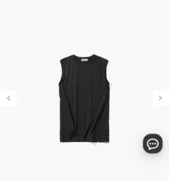 COMOLI 26SS コットンジャージーノースリーブ コモリ ブラック - メルカリ