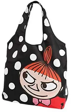 《新品・未使用》くるくるエコバッグ リトルミイ ドット ブラック