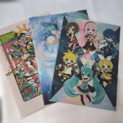 VOCALOID クリアファイル 8枚 初音ミク 鏡音リン 鏡音レン 巡音ルカ