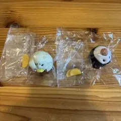 はむすび ぱく ガチャ しゃけ 栗ごはん たくあん付 2点 ハムスター 未開封