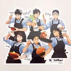 大戸屋×ハイキュー!! ダイカット描き下ろしビジュアルボード(全員+牛島)