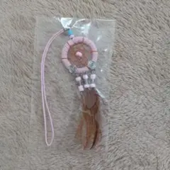 ピンクのドリームキャッチャー 新品未開封