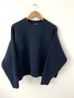 BAYFLOW コンフォートブークレニットプルオーバー　サイズF ネイビー