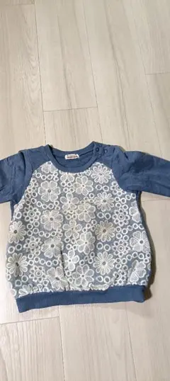 Branshes 花柄トレーナー 95サイズ