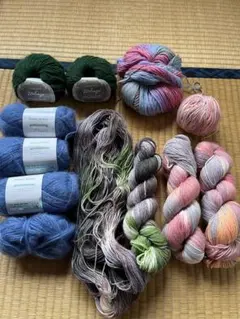 毛糸　セット　ウール　アクリル