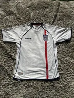 【希少・UMBRO】イングランド代表 リバーシブル ゲームシャツ 白