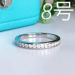 Tiffany & Co. ハーフエタニティ　オリジナルボックス付き ティファニー ソレスト ハーフ エタニティ リング ダイヤモンド