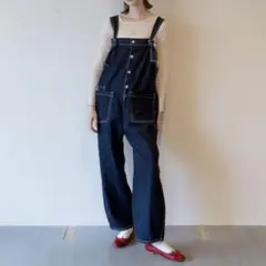 kokiminitaコラボ】コーンデニム アメスリサロペット 新品未使用