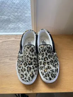 【美品】Vans レオパード柄 スリッポン