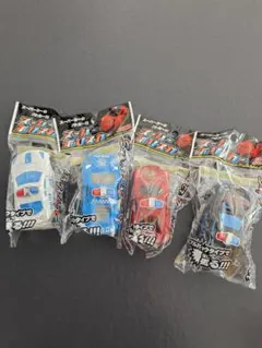 プルバッグスーパーポリスカー 4台セット　パトカー 玩具 ミニカー