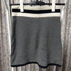 【美品】SLY ボーダー ニット タイトスカート Sサイズ 春服 春物