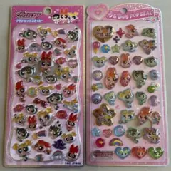 【正規品】パワパフ♪プチドロップ♪うるちゅる♪シール2点セット♪匿名配送♪