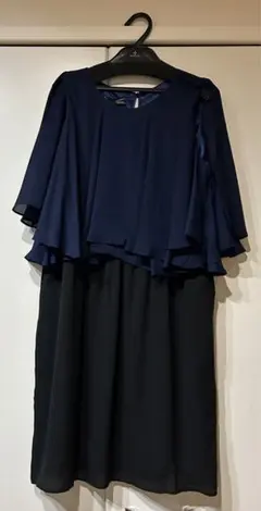 ネイビー パーティードレス XL