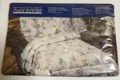 未使用　アメリカ製 ヴィンテージ　ダブルフラットシーツ　DAN RIVER 花柄