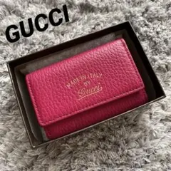 【新品 】 グッチ ストラップ GUCCI 筆記体ロゴ レザー 廃盤 ゴールド グッチオフディア 日本限定 ジップアラウンドウォレット