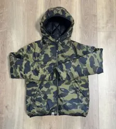 激レア　リバーシブル　A BATHING APE ダウンジャケット　ストリート A BATHING APE◇ダウンジャケット/M/ナイロン/BLK/無地/AAPDNM7654XXN