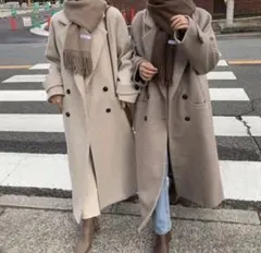 blate ロングコート　アウター　ベージュ