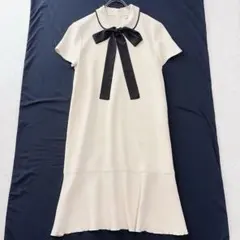 レッドヴァレンティノ スカラップダブルブレストウールブレンドコート
