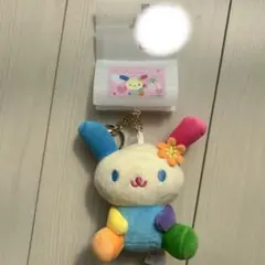 ウサハナ ボールチェーン キーホルダー マスコット ストラップ 花 平成