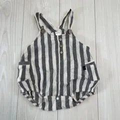 ストライプ ロンパース 70cm
