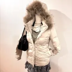 平成ギャル y2k ファーダウン　ダウンジャケット　グランジ　平成女児