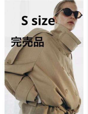 ZARA ショート丈ハイネックトレンチコートZW COLLECTION