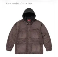 新品 Suprem Worn hooded core coat XL 日本製 2026年最新】Supreme Worn Hooded Chore Coatの人気アイテム - メルカリ